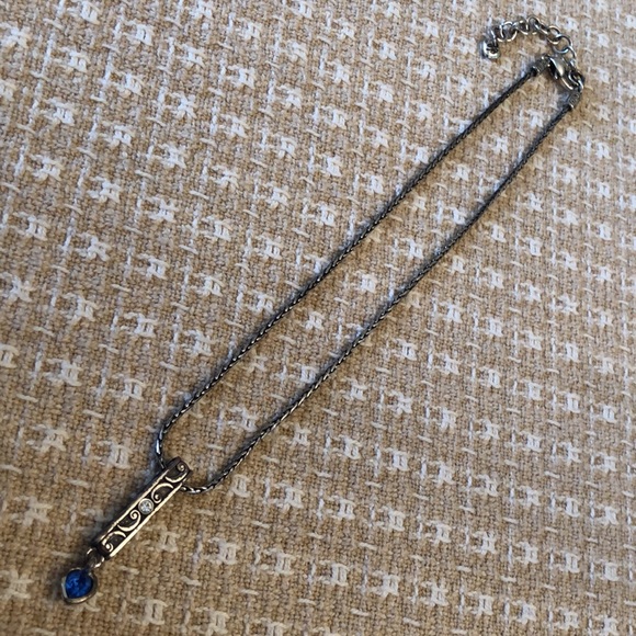 Brighton "A Day Of Love" Blue Swarovski Crystal  Pendant Necklace - Picture 2 of 16